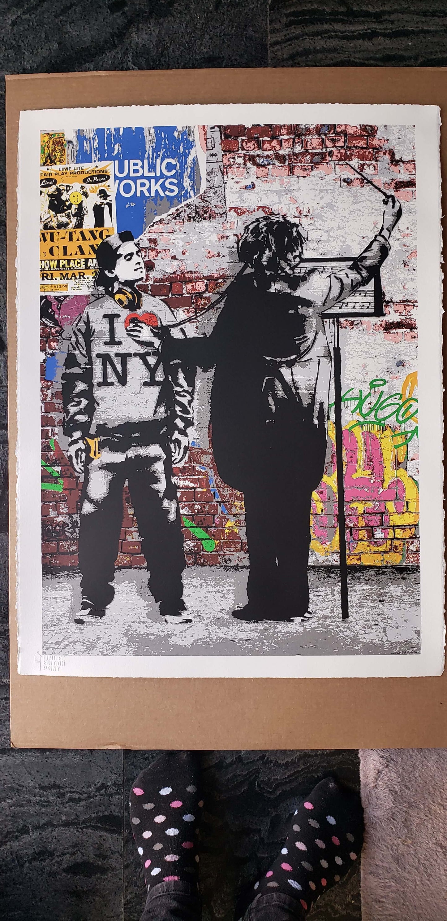 Hijack "Compose Yourself" hand signed numbered print 37/50