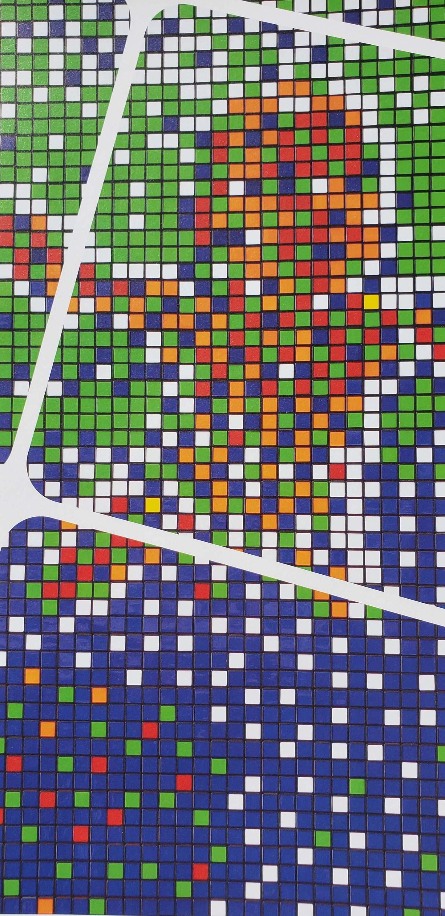 MIMA MUSEUM 24.06.02022 - 08.01.2023 INVADER RUBIKCUBIST Exhibition Nirvana POSTER