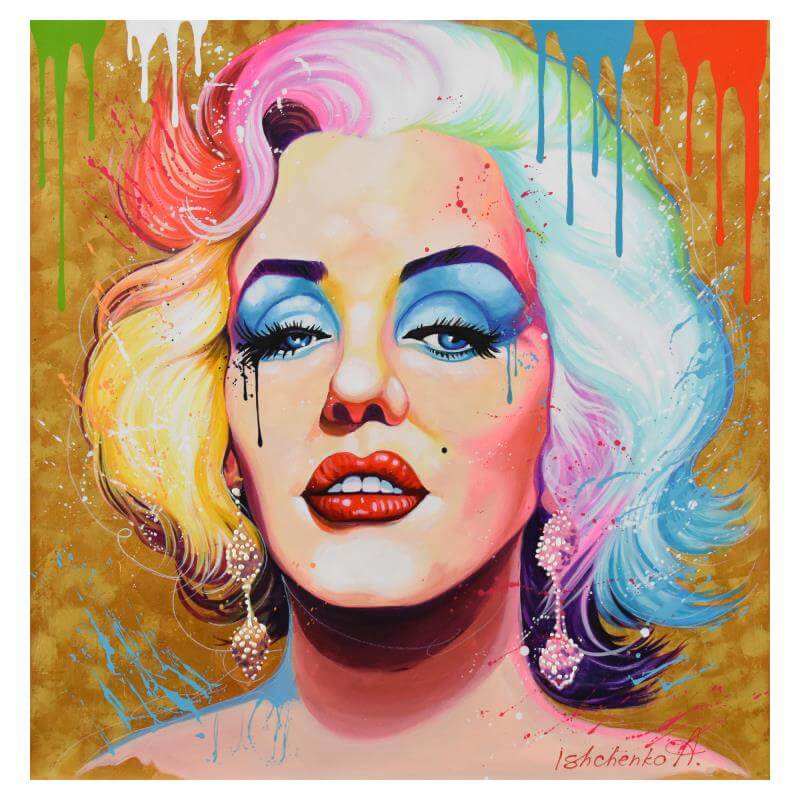 Alexander Ishchenko "Golden Marilyn Monroe"