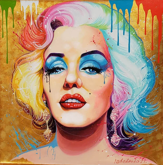 Alexander Ishchenko "Golden Marilyn Monroe"