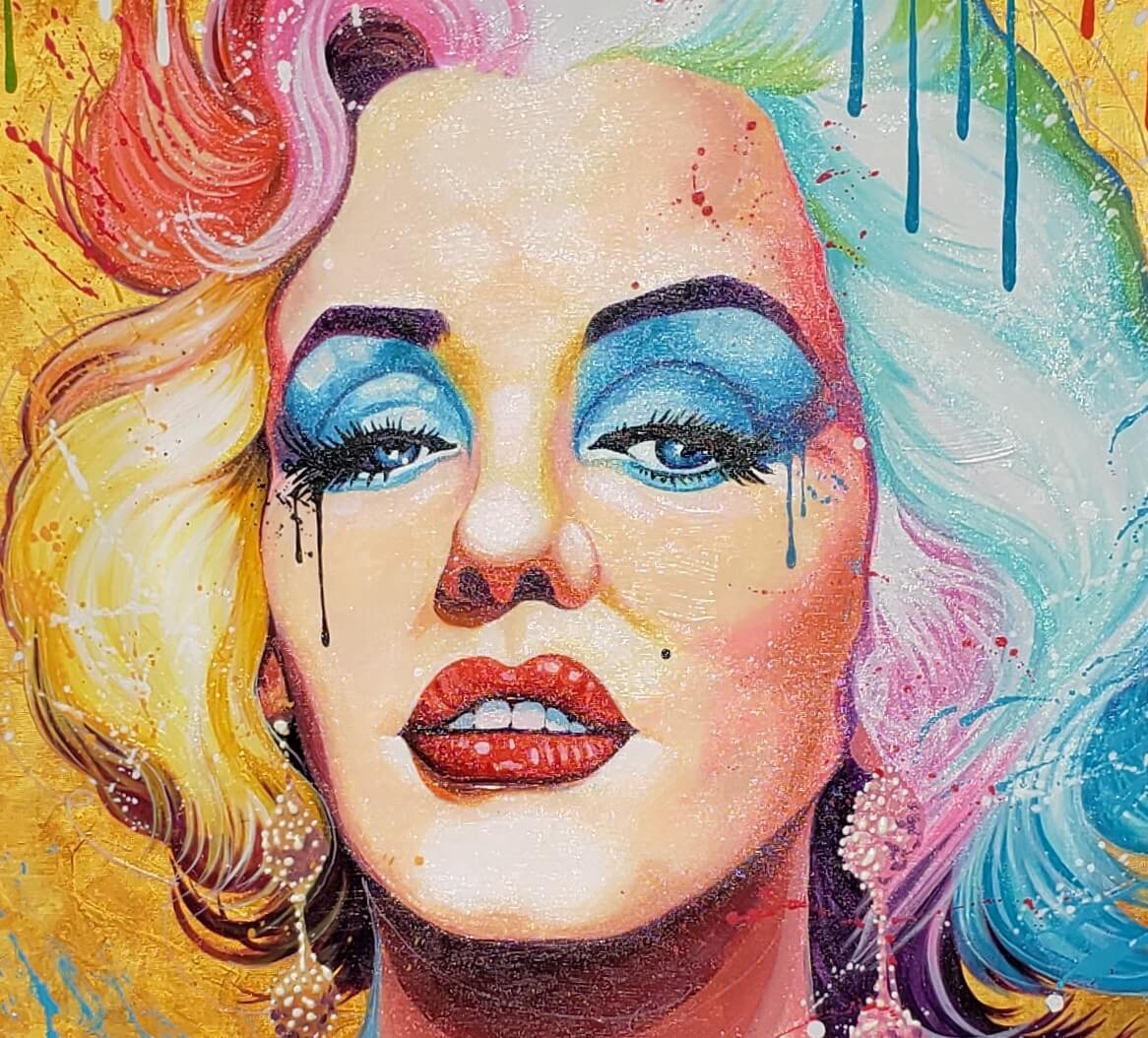 Alexander Ishchenko "Golden Marilyn Monroe"