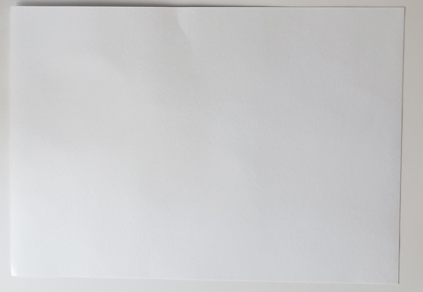 back of paper