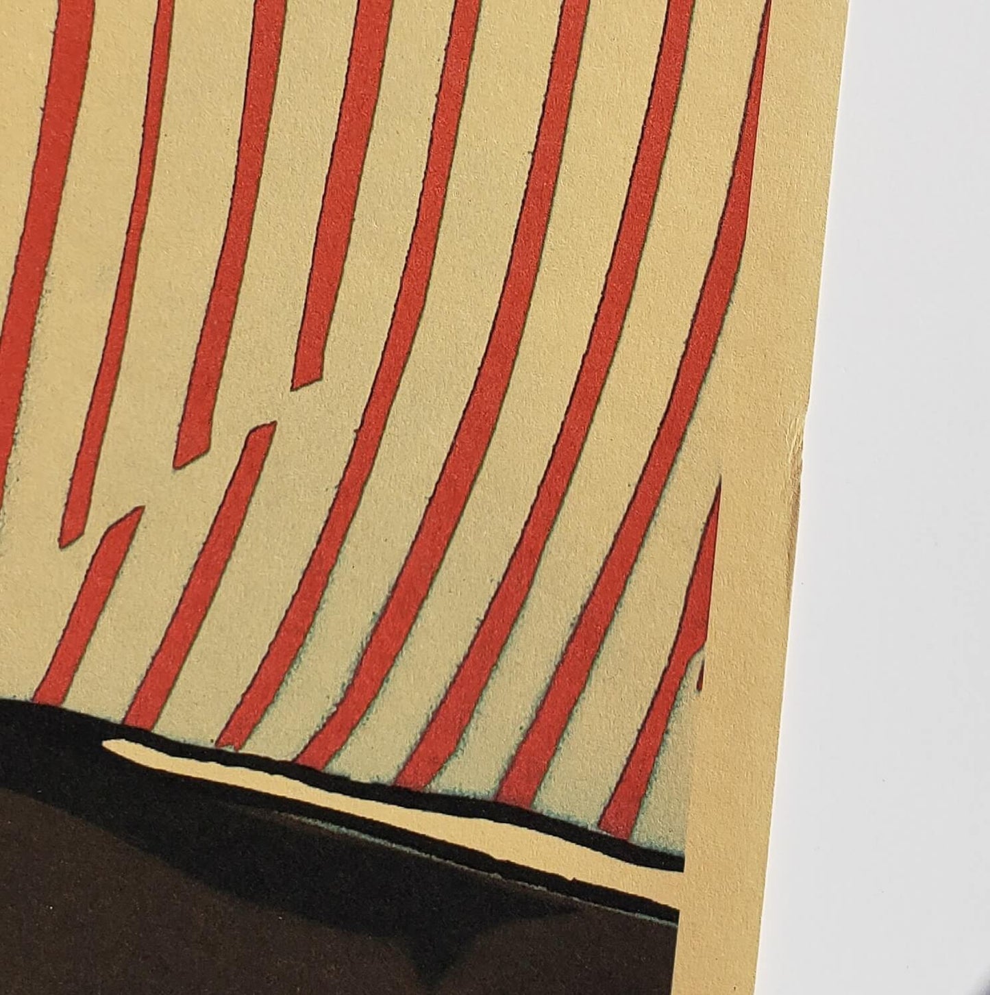 "RINGELSHIRT KÄPTEN" (STRIPED SHIRT CAPTAIN) HAND SIGNED ART monkey boat captain