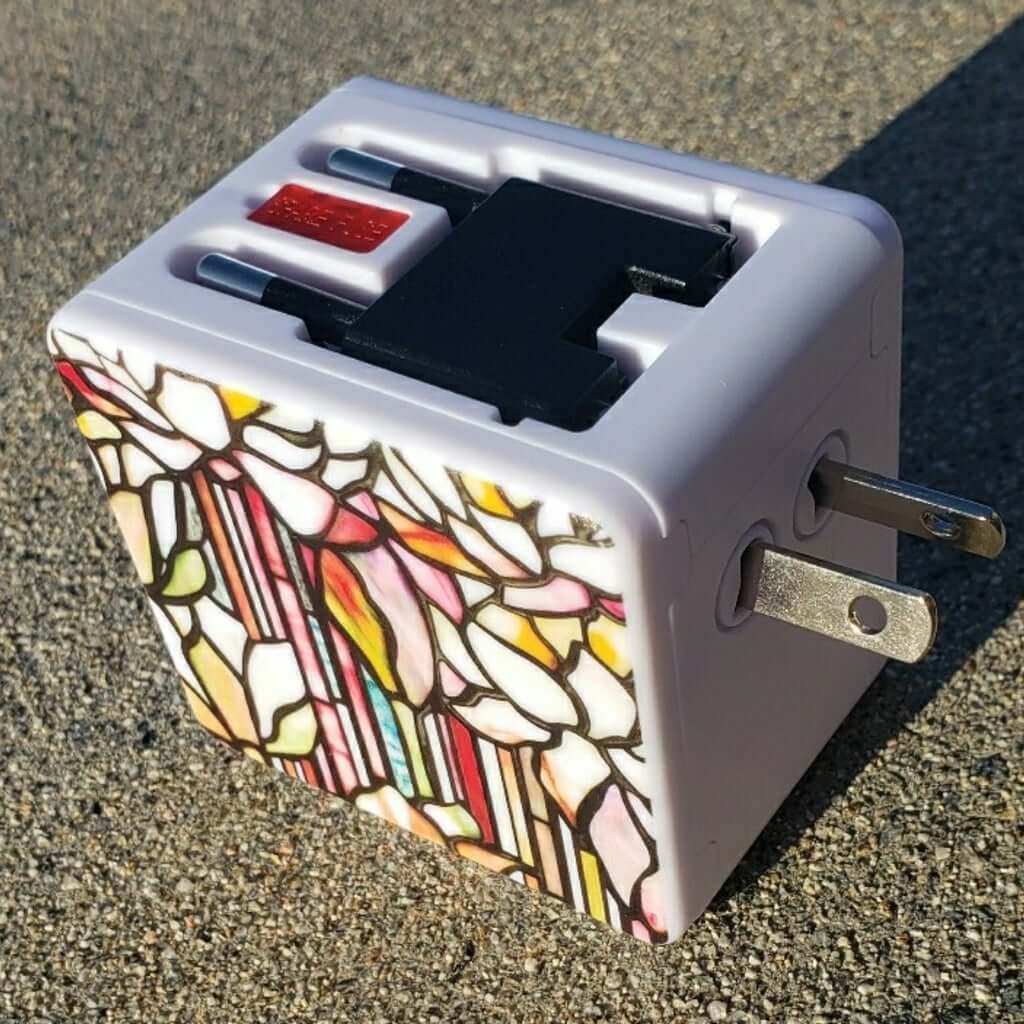 Louis Comfort Tiffany World Travel Adapter