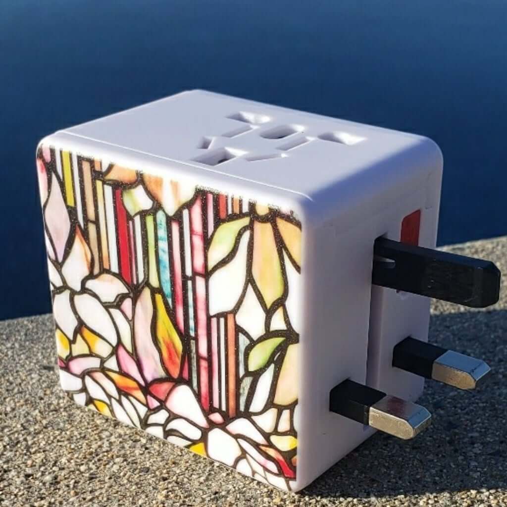 Louis Comfort Tiffany World Travel Adapter