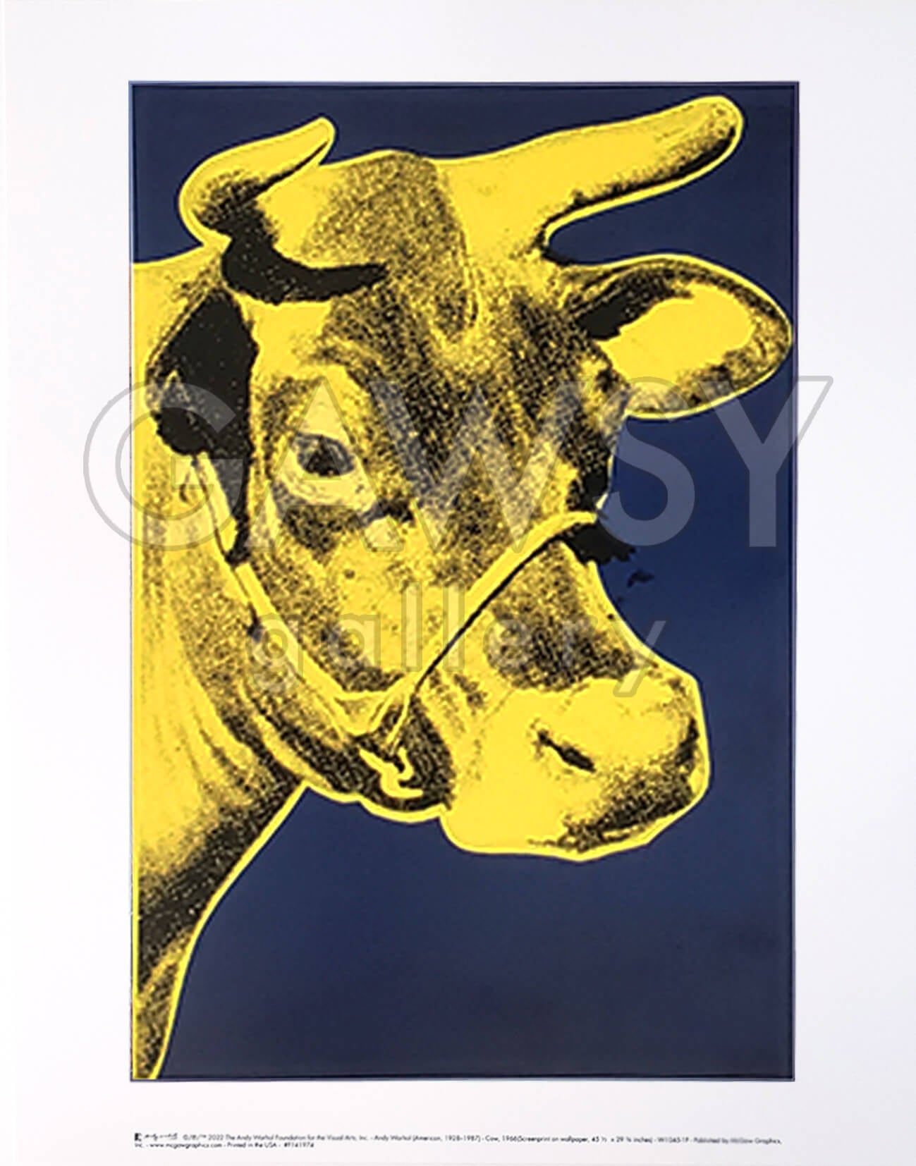 Andy Warhol Cow POP Art The Andy Warhol Foundation art print