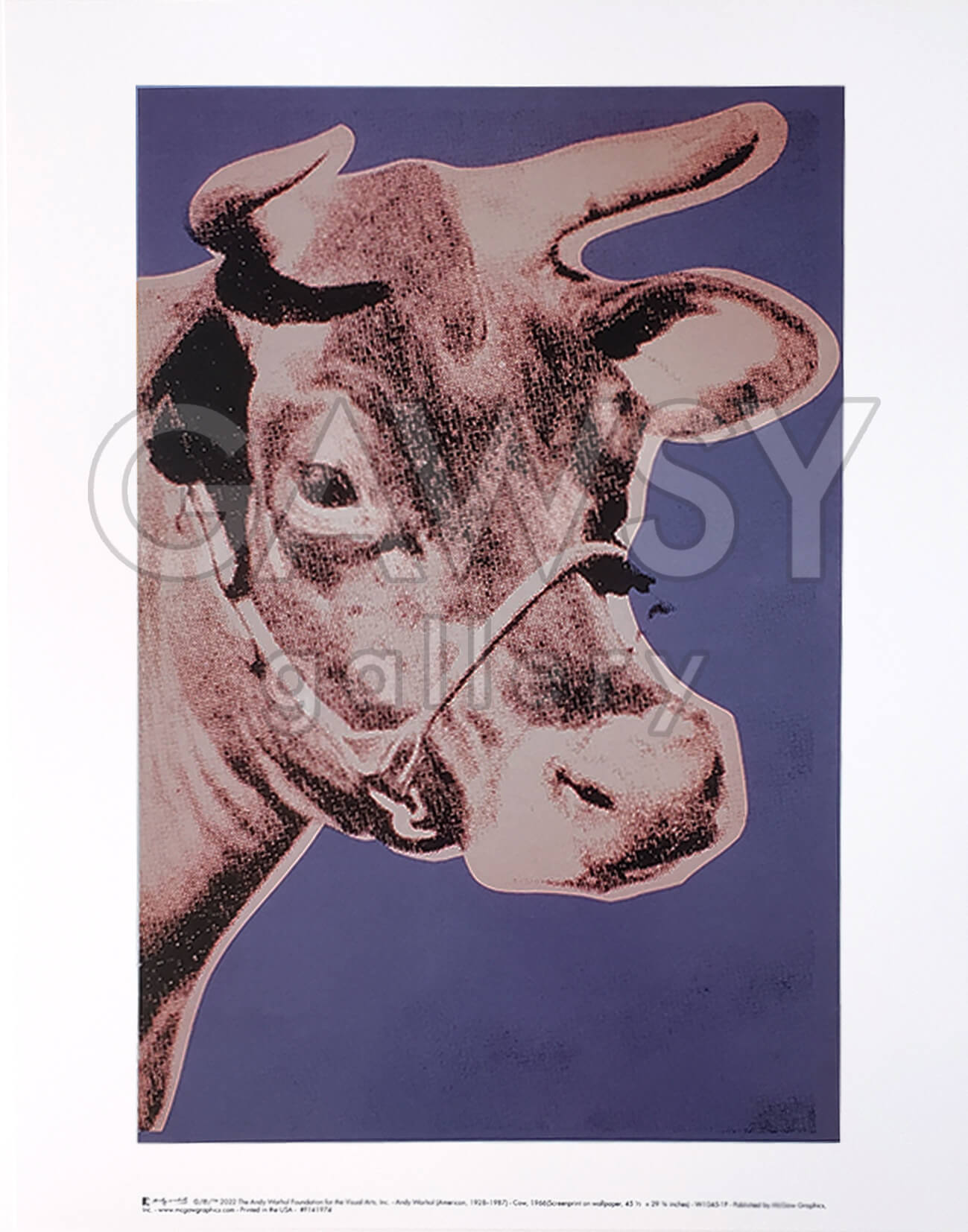 Andy Warhol Cow POP Art The Andy Warhol Foundation art print
