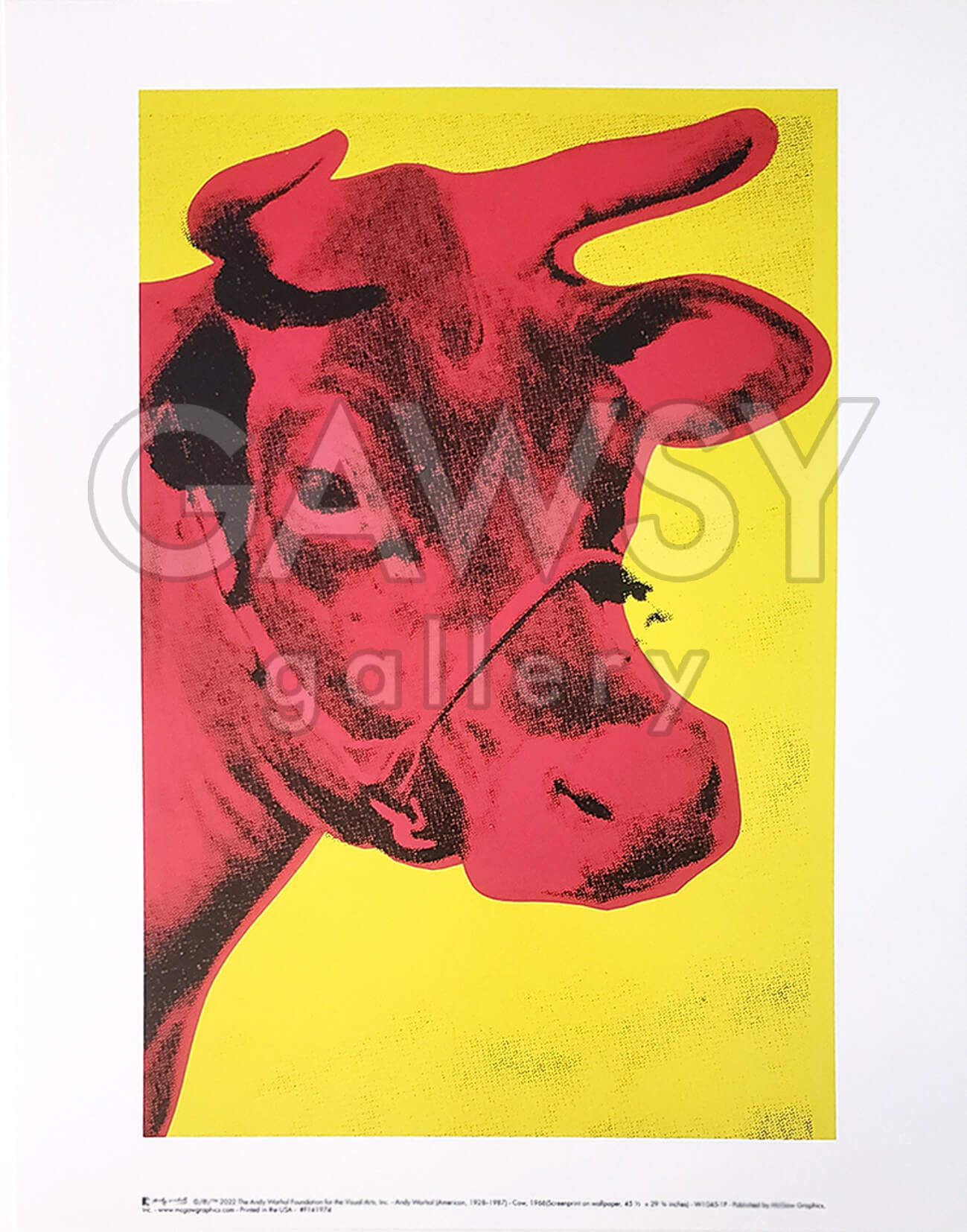 Andy Warhol Cow POP Art The Andy Warhol Foundation art print
