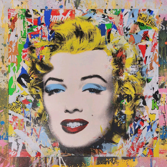 Mr. Brainwash Marilyn Monroe Unique street art