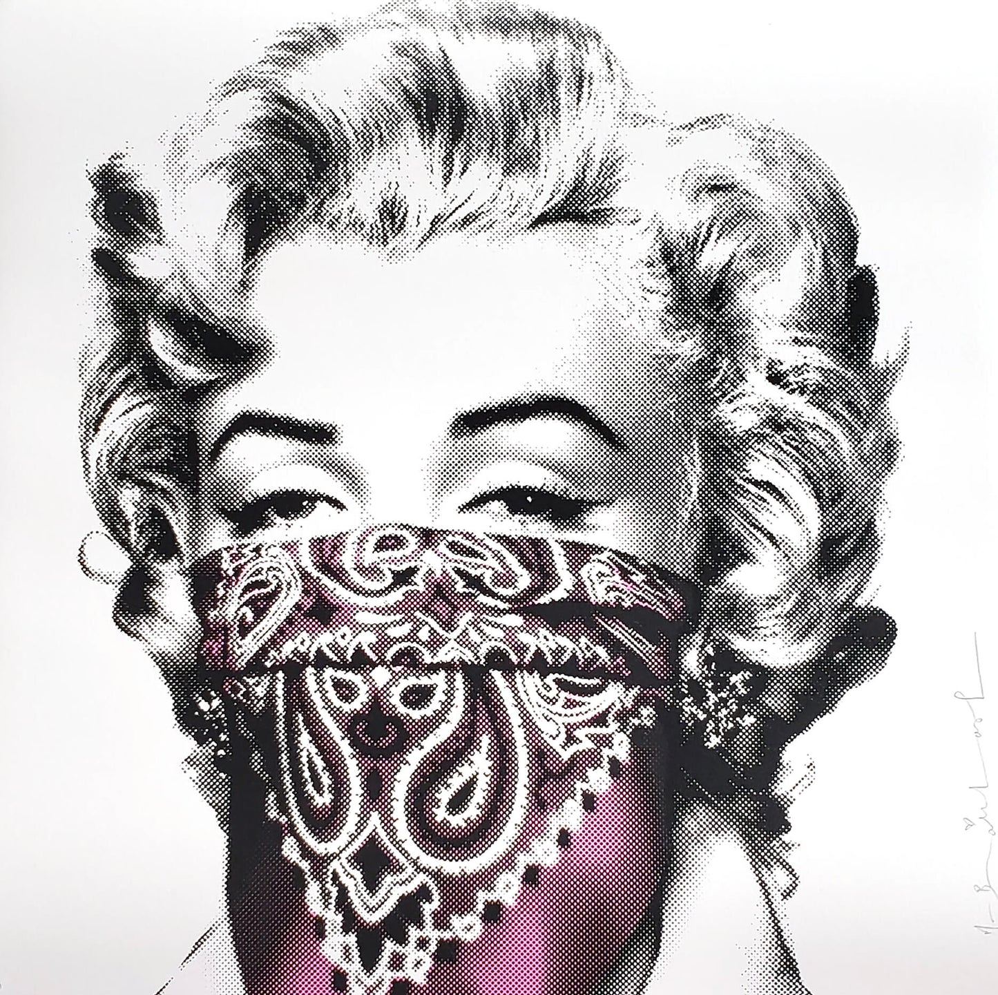 Mr. Brainwash "Stay Safe" (Pink) signed edition of 50