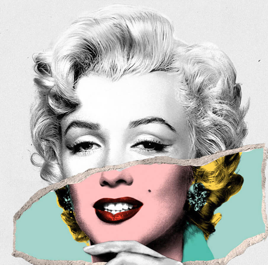 Mr. Brainwash "Marilyn POPfolio" Photo Tear signed edition of 75