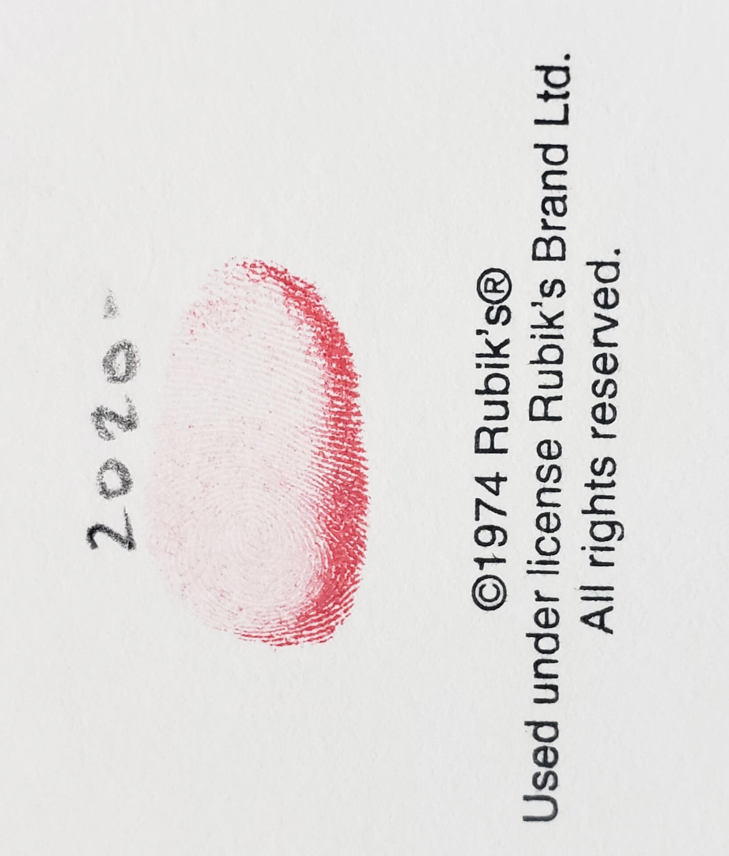 2020 Mr Brainwash Thumbprint C 1974 Rubik's Used under license Rubik's Brand Ltd. All right reserved.