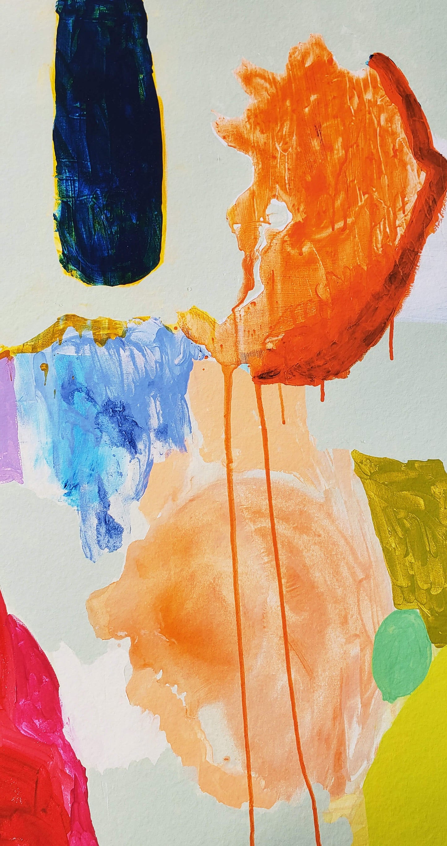 Olivia Acar Colorful Abstract Modern art 11/15 hand signed art print