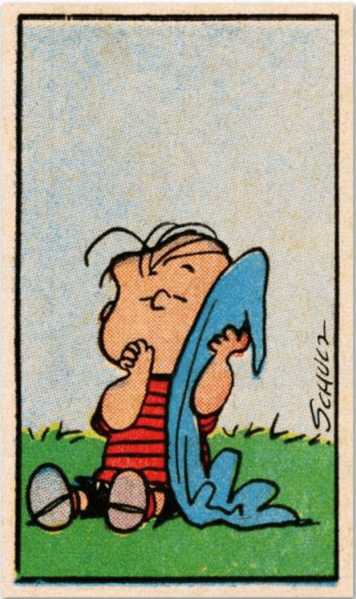 Peanuts Linus with his Blanket Charles M. Schulz Peanuts Art