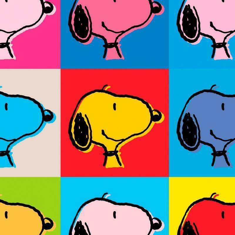 Charles M. Schulz Snoopy goes POP! Art print
