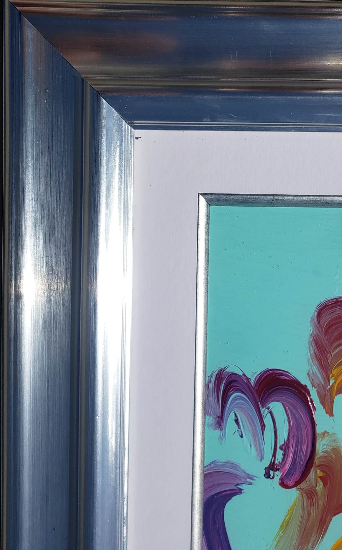 Peter Max "Zero in Love" Original Painting Hand Signed
