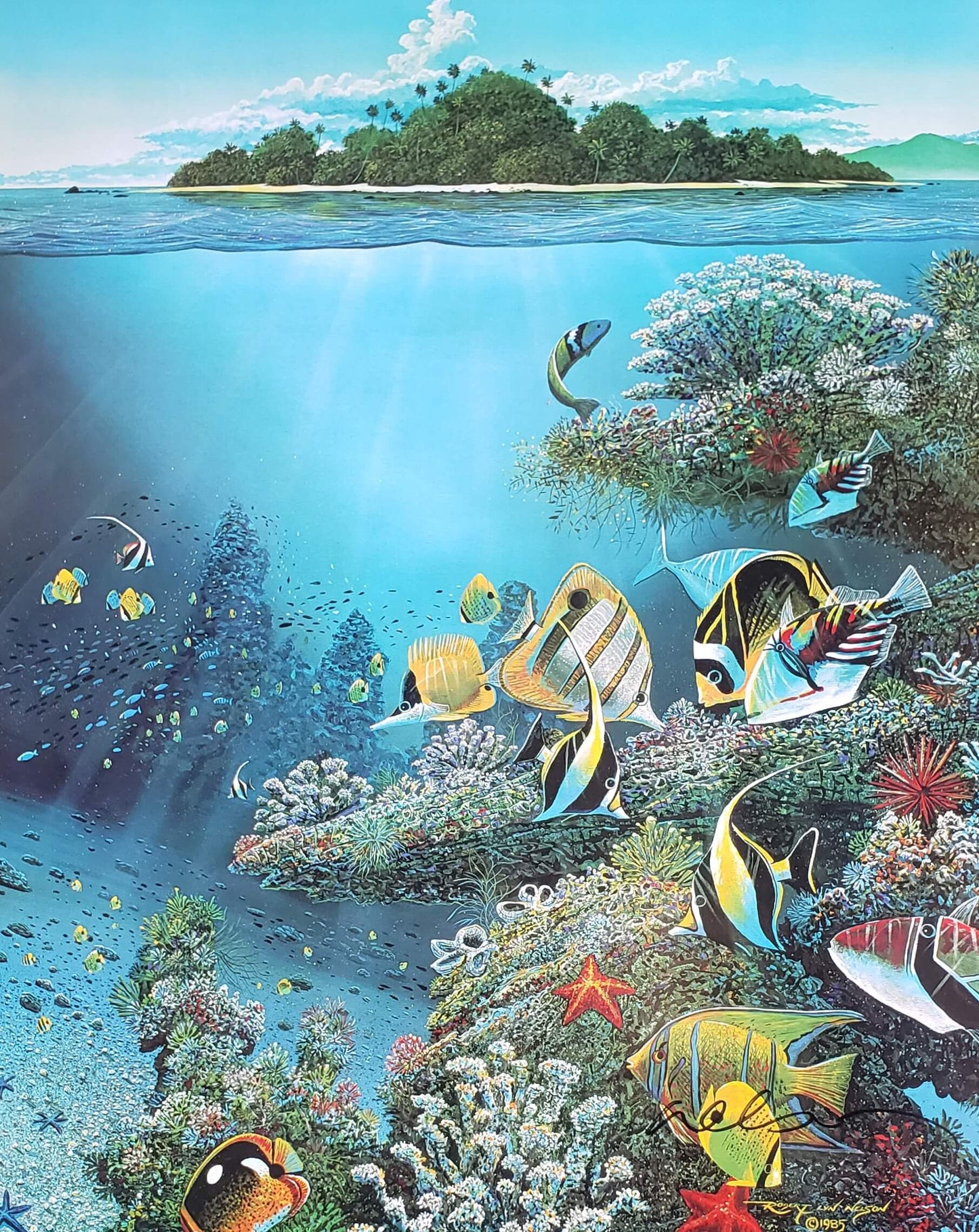 Robert Lyn Nelson Hand Signed Undersea Song