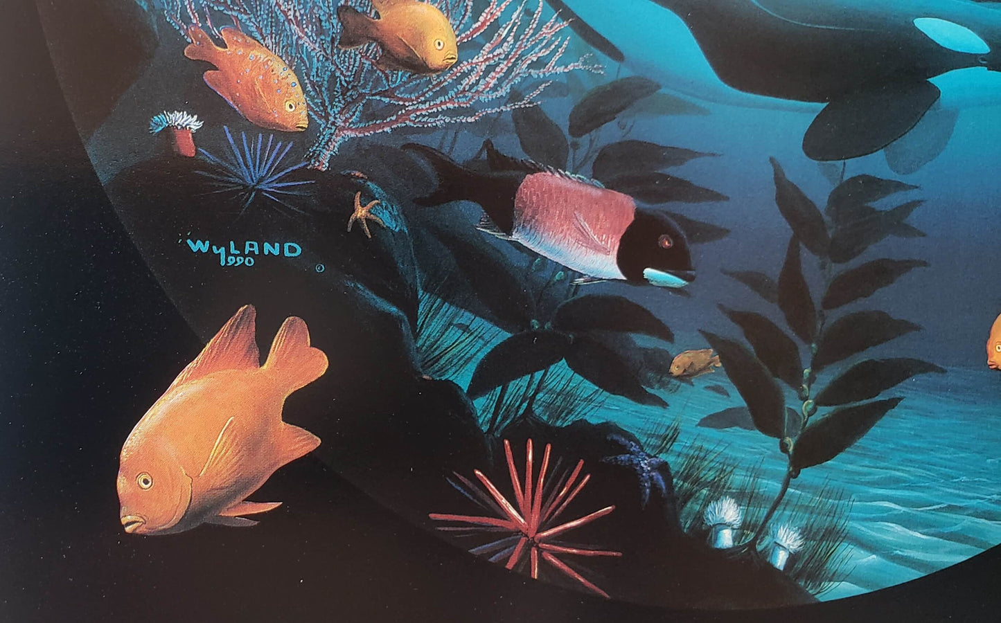 Wyland "Orca Journey" Killer Whales Art