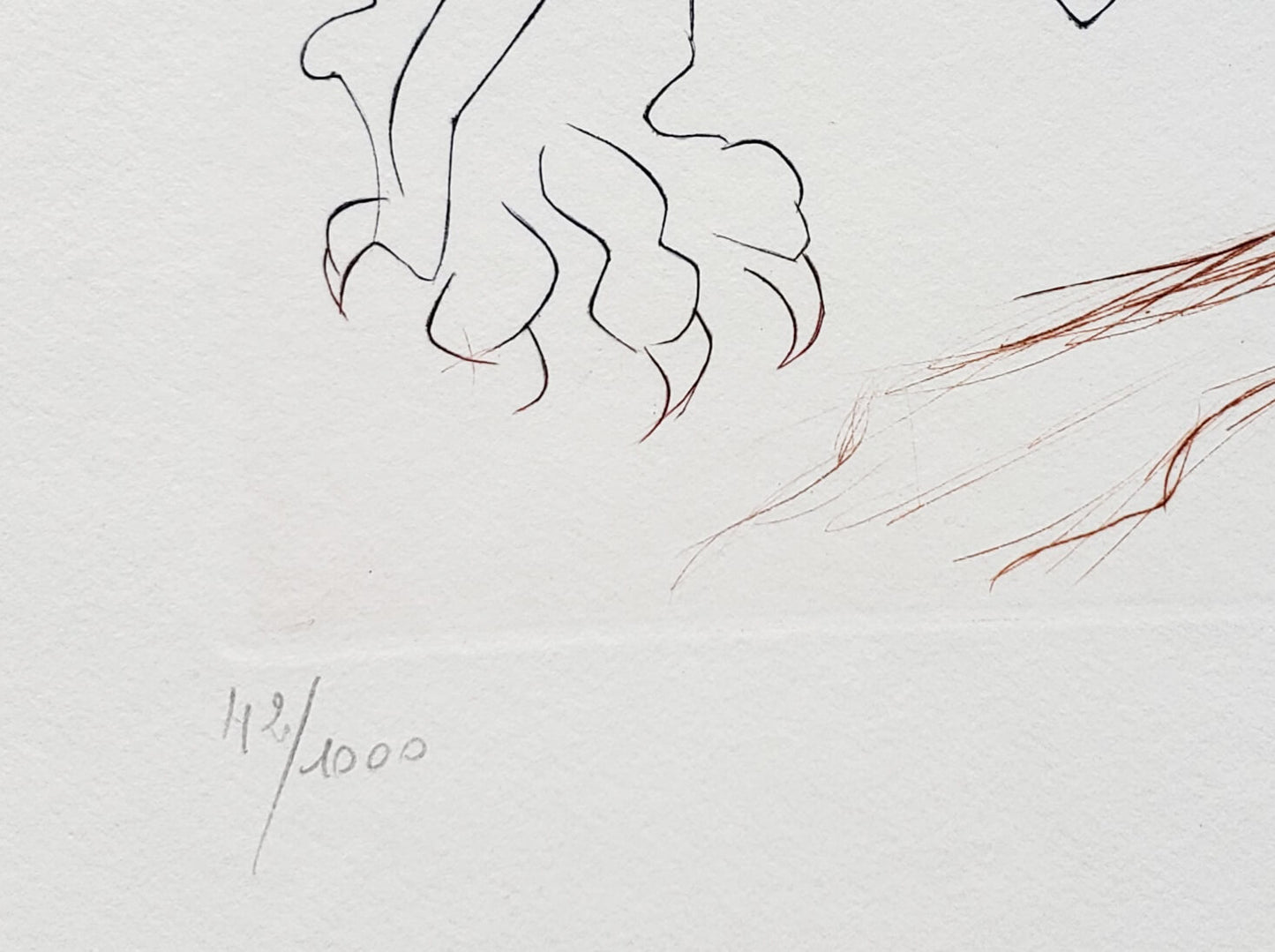 Salvador Dalí Famous Lovers Samson & Delilah Original Etching Hand Signed