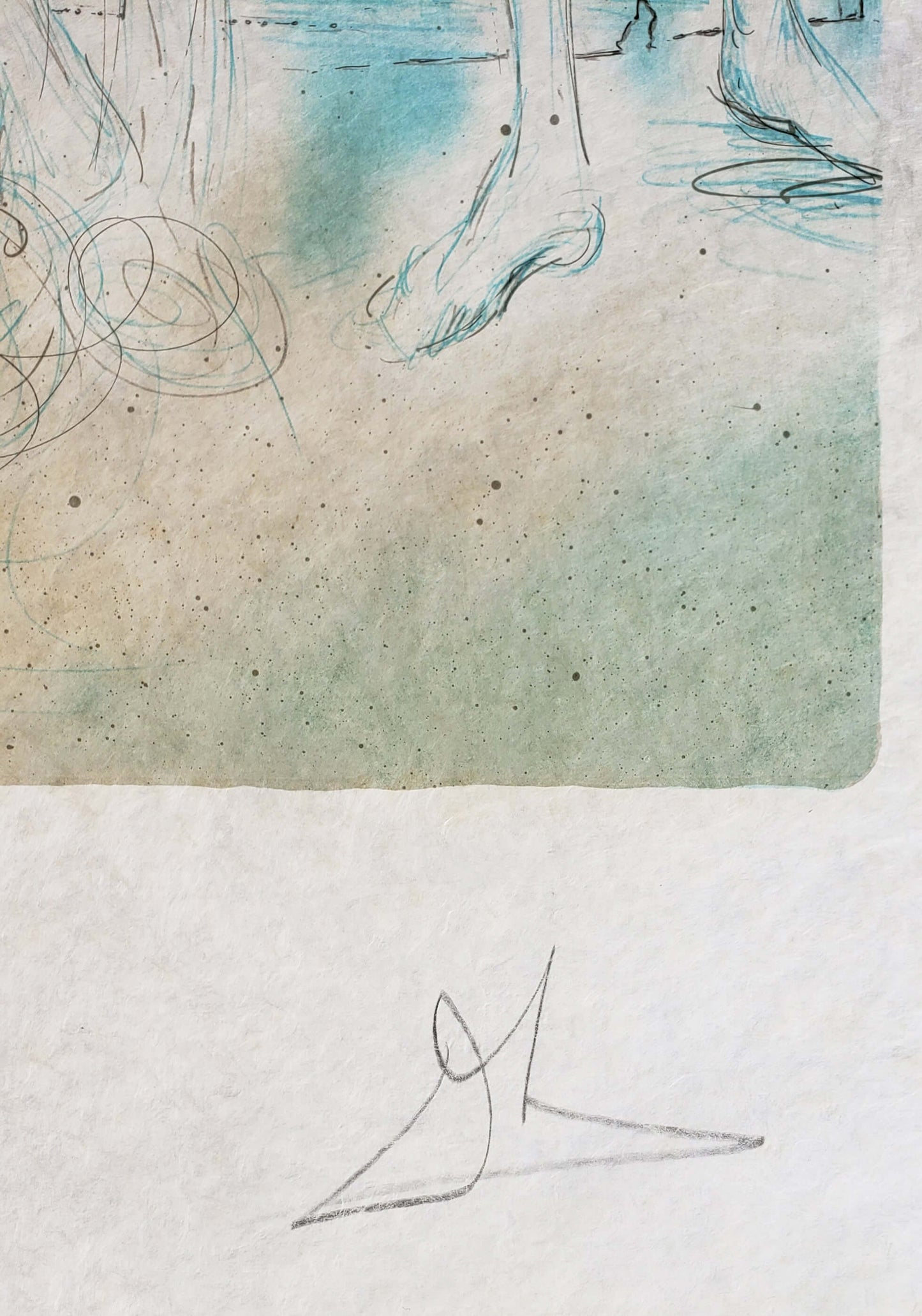 Salvador Dali Signature hand signed