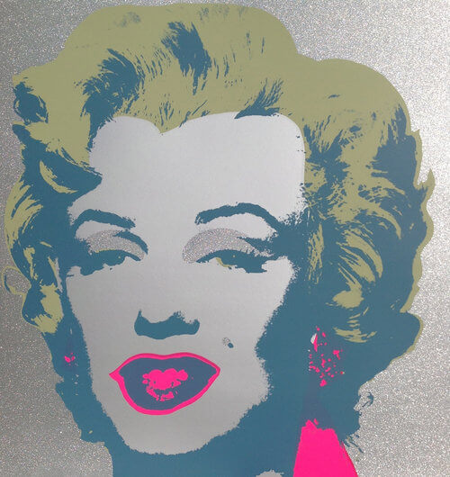 Andy Warhol Sunday B. Morning Diamond Dust Marilyn Silkscreen