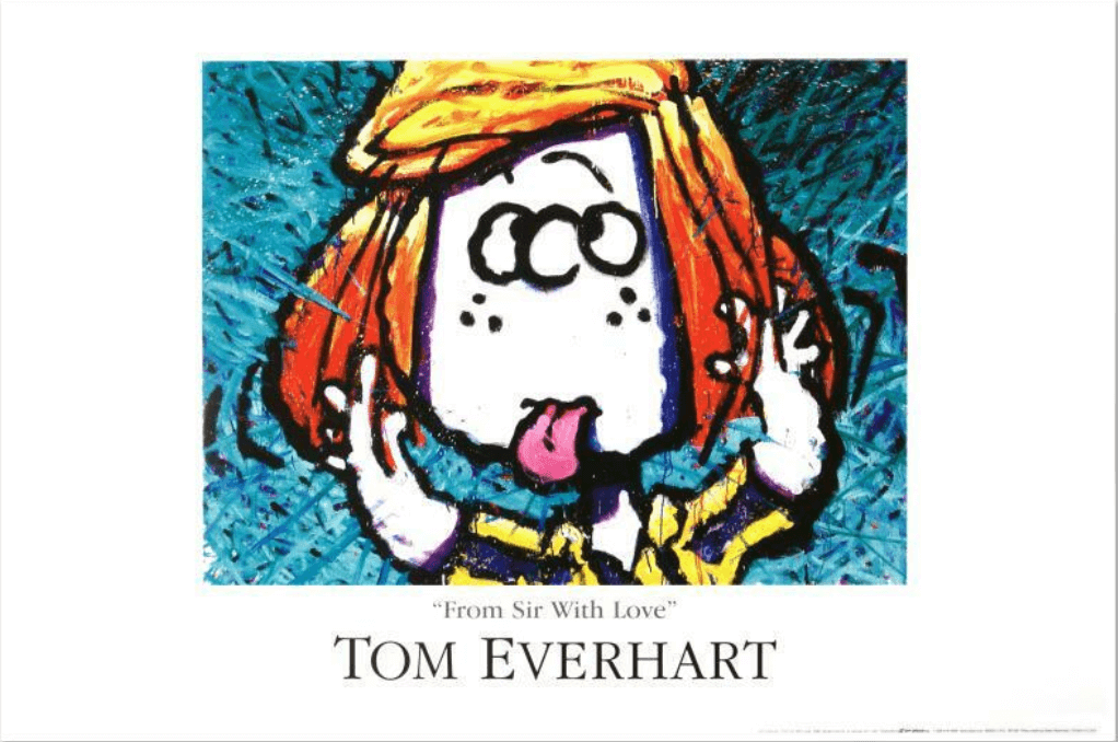 Tom Everhart "From Sir with Love" Poster