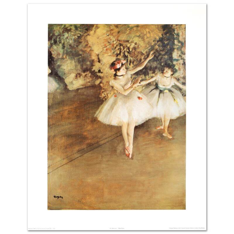 Degas "Two Ballerinas" fine art print