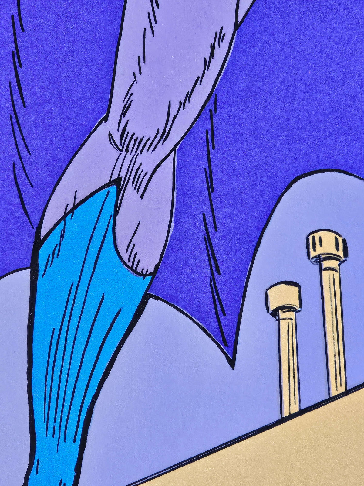 Bob Kane Batman over Gotham