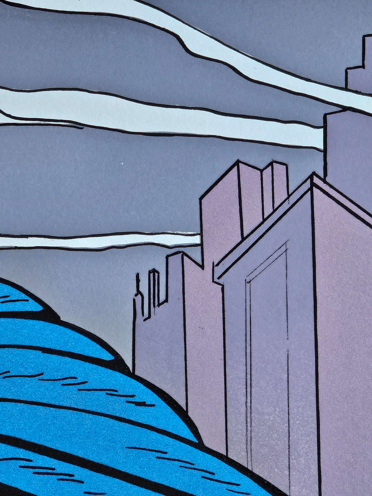 Bob Kane Batman over Gotham