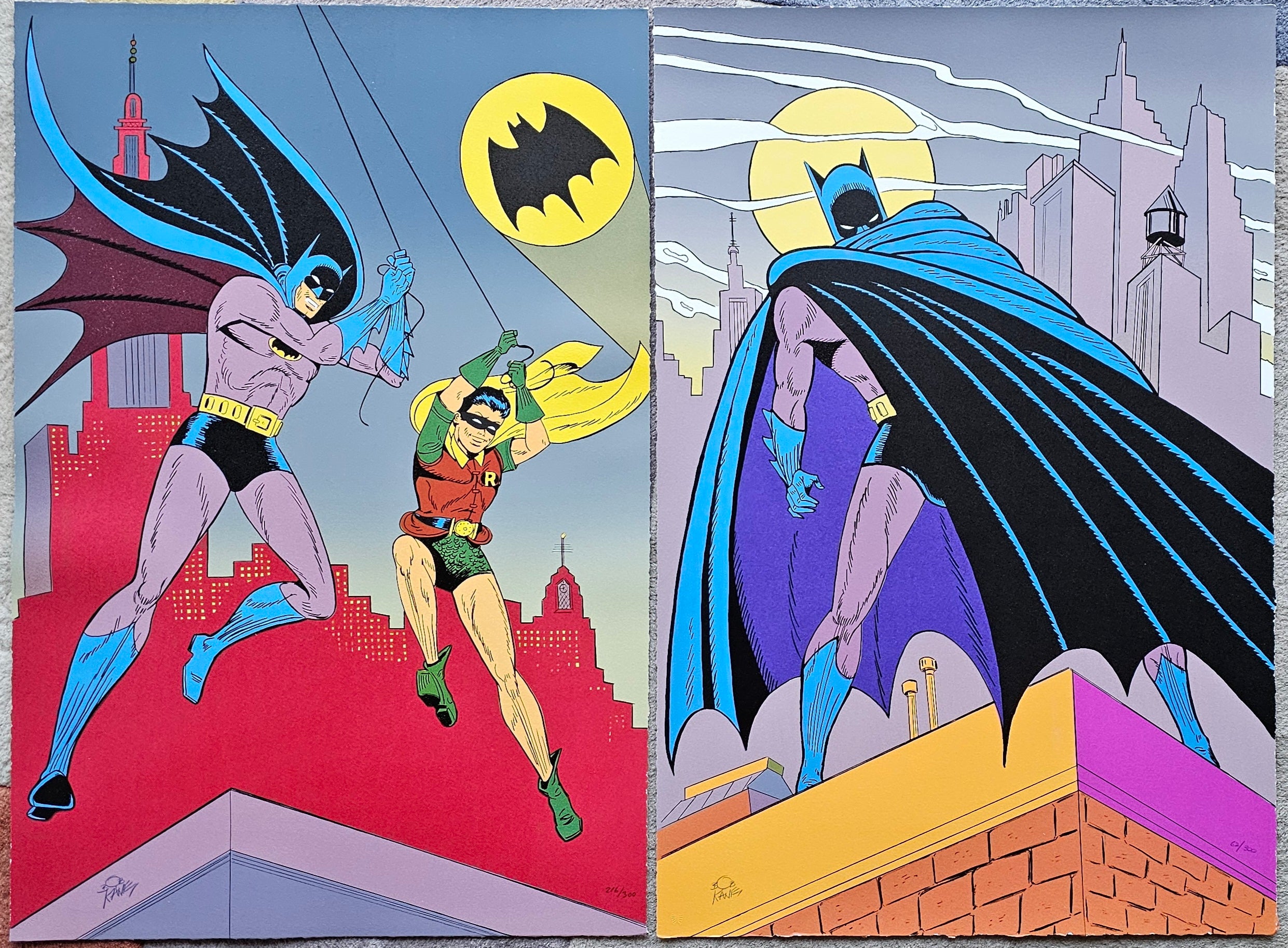 Robin Bob Bob Kane Batman & Robin, Batman over Gotham – GawsyGallery