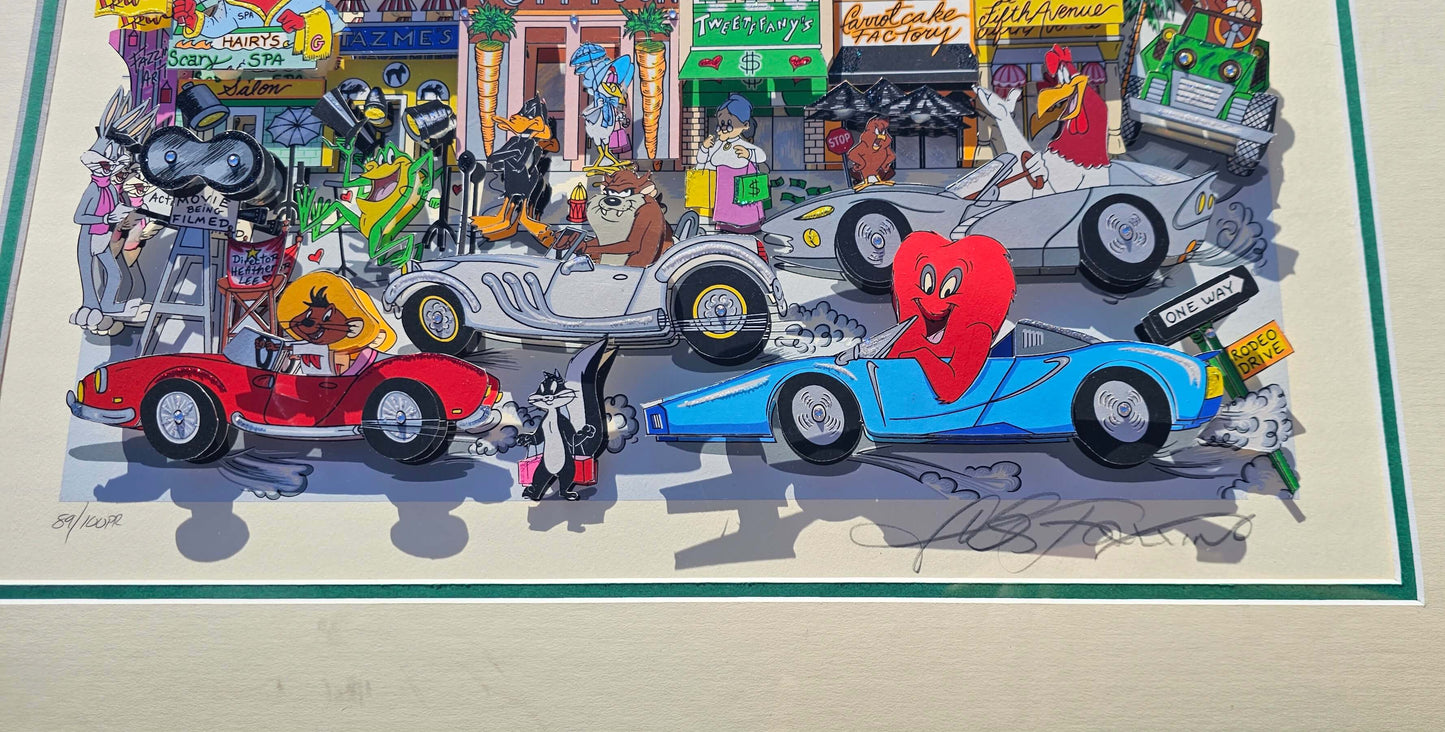 Charles Fazzino Looneywood Looney Tunes Art
