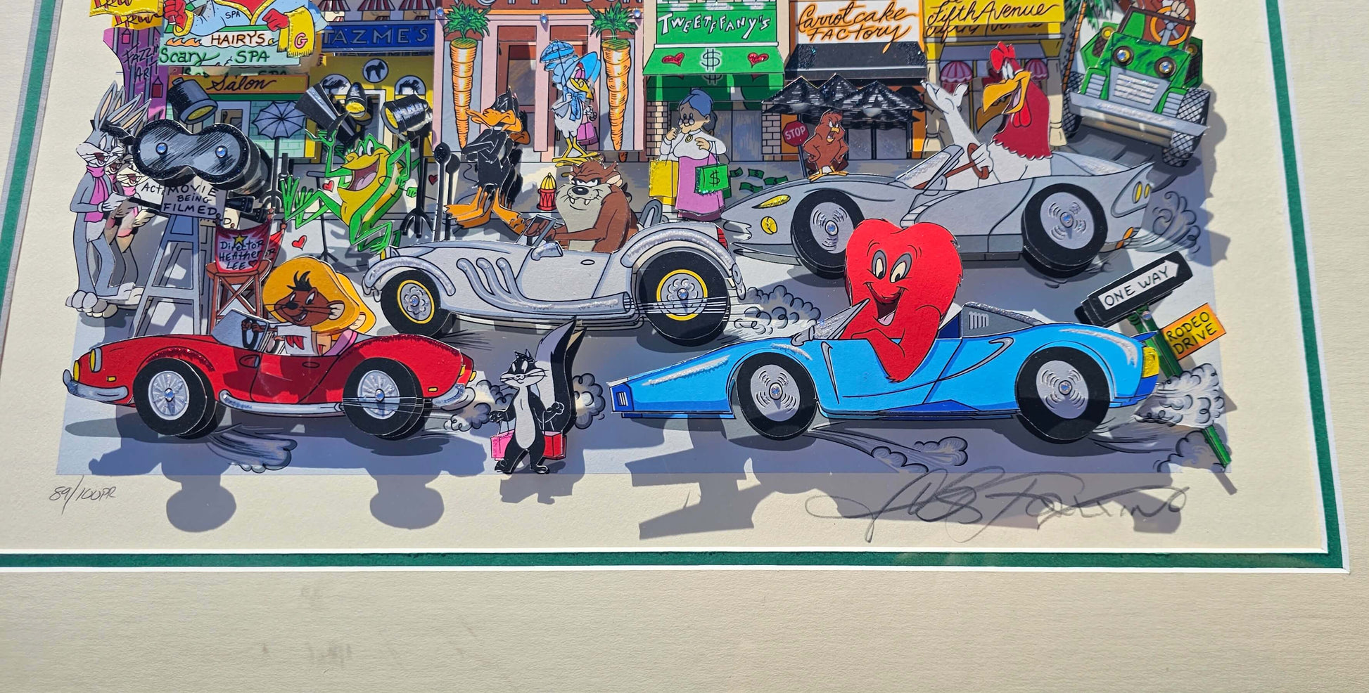 Charles Fazzino Looneywood Looney Tunes Art
