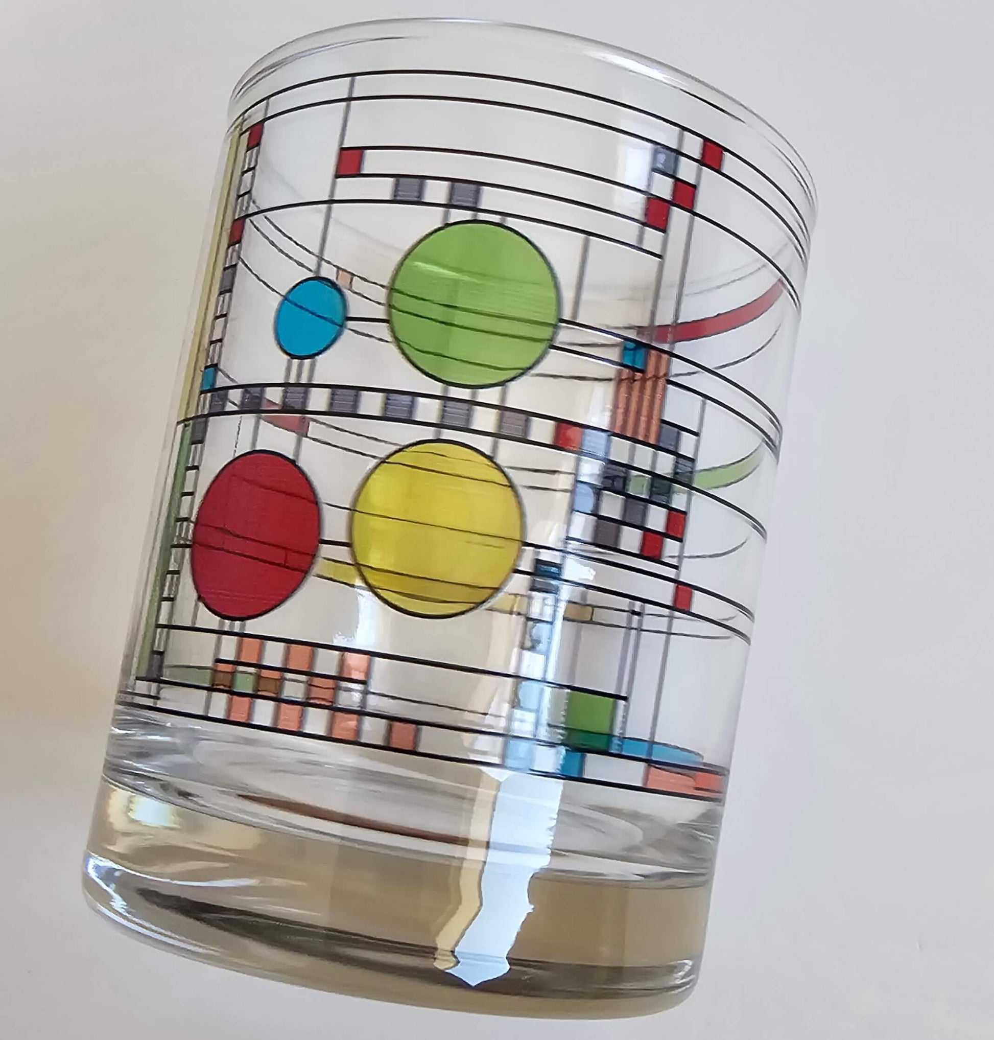 Frank Lloyd Wright 14oz Set of 4 drinking glasses