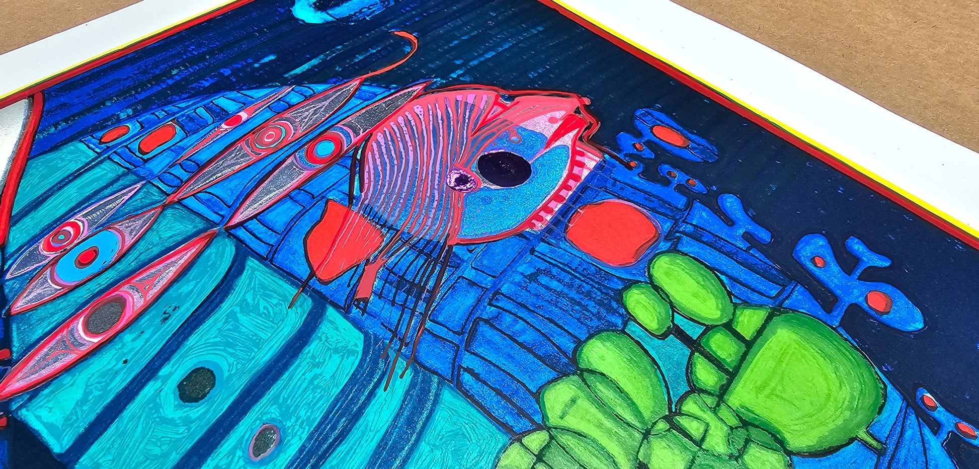 Friedensreich Hundertwasser Flucht Ins All Regentag