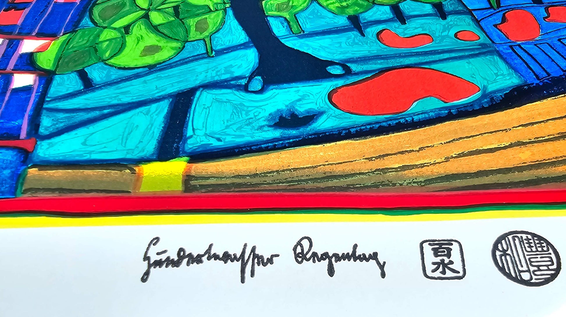 Friedensreich Hundertwasser Flucht Ins All Regentag