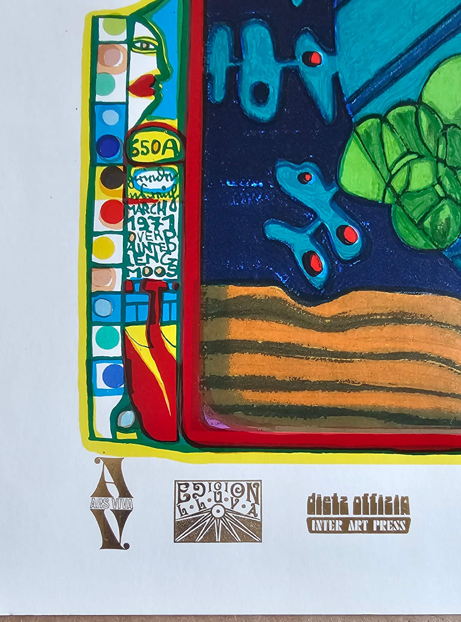 Friedensreich Hundertwasser Flucht Ins All Regentag