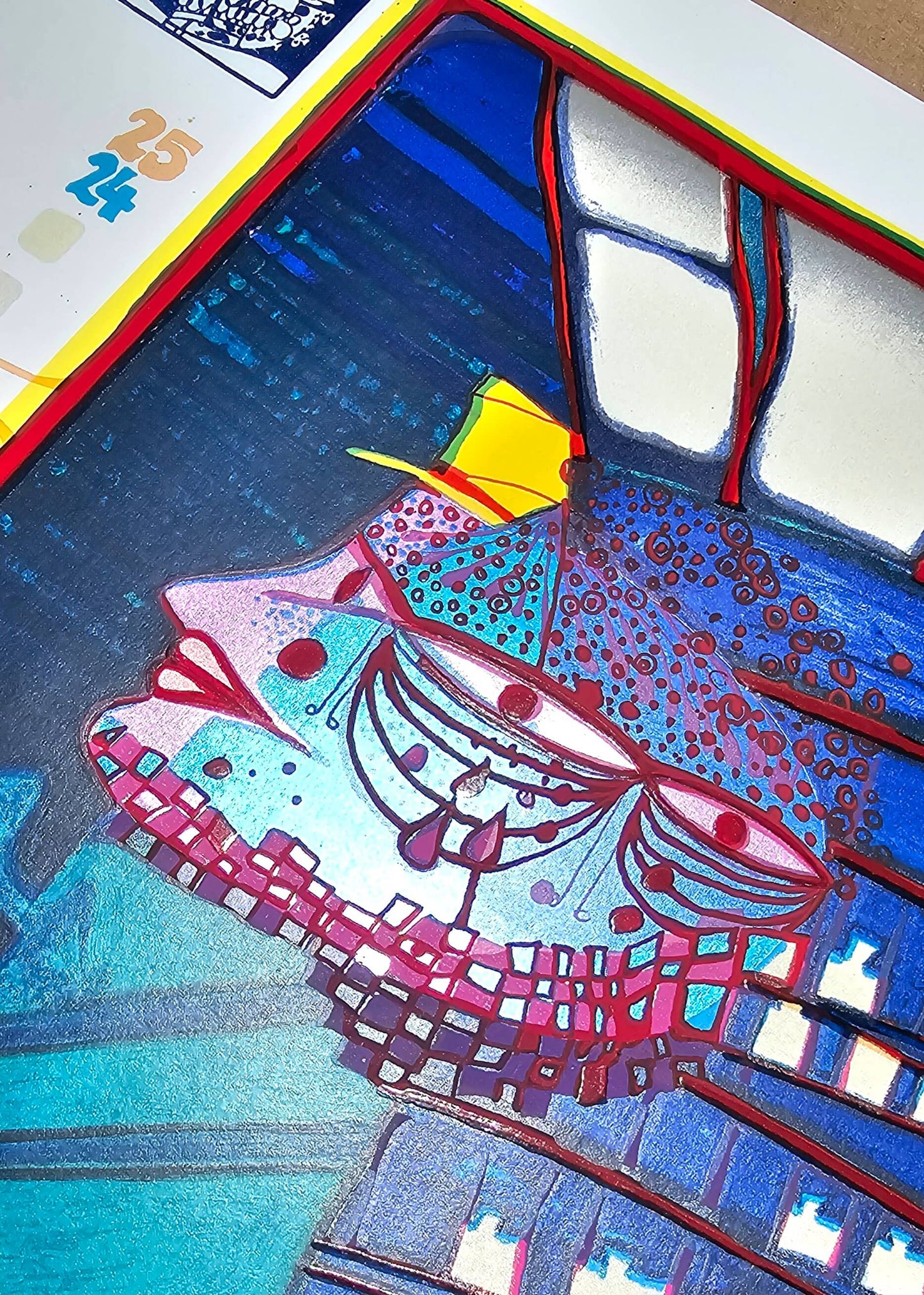Friedensreich Hundertwasser Flucht Ins All Regentag