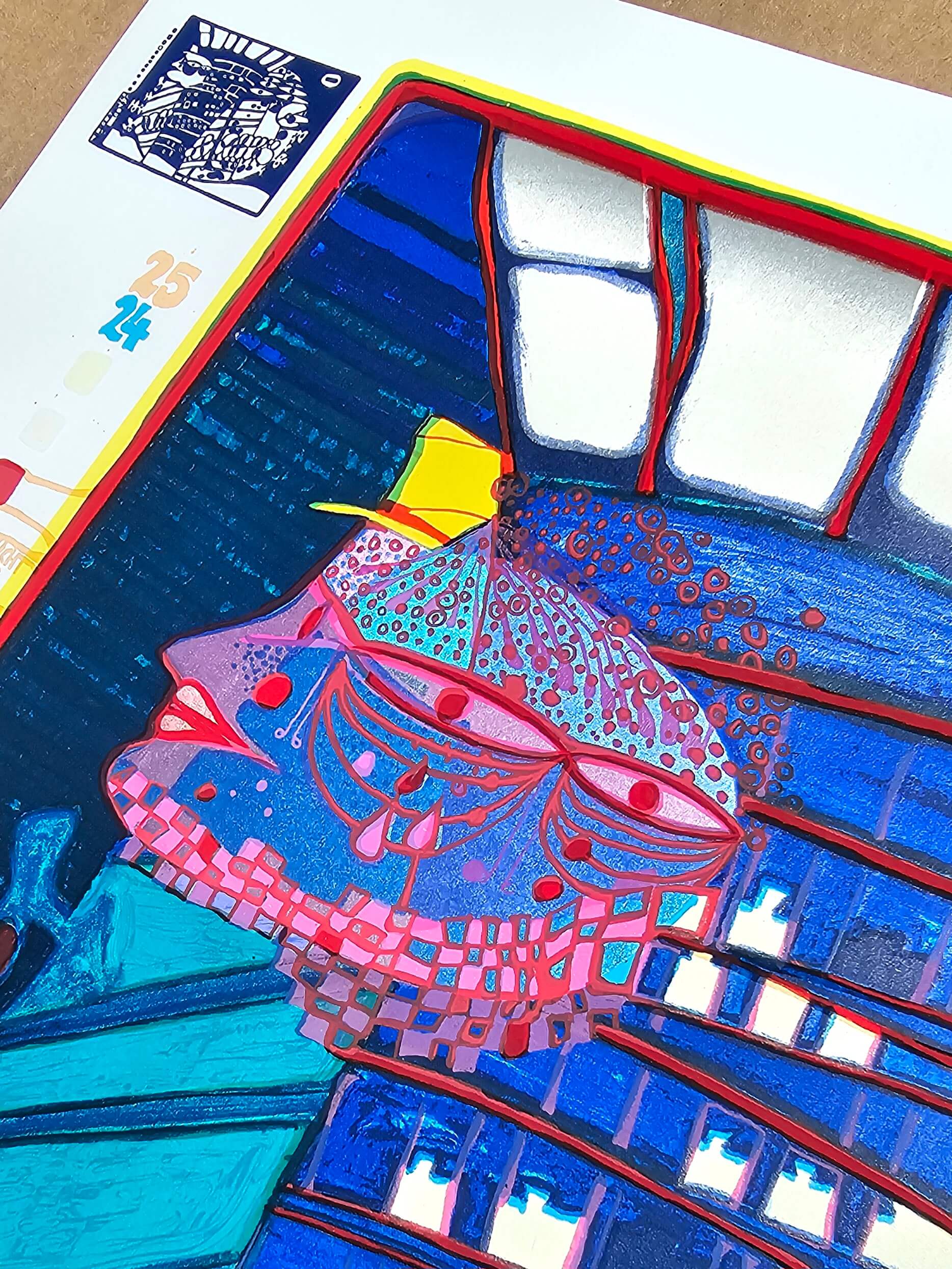 Friedensreich Hundertwasser Flucht Ins All Regentag