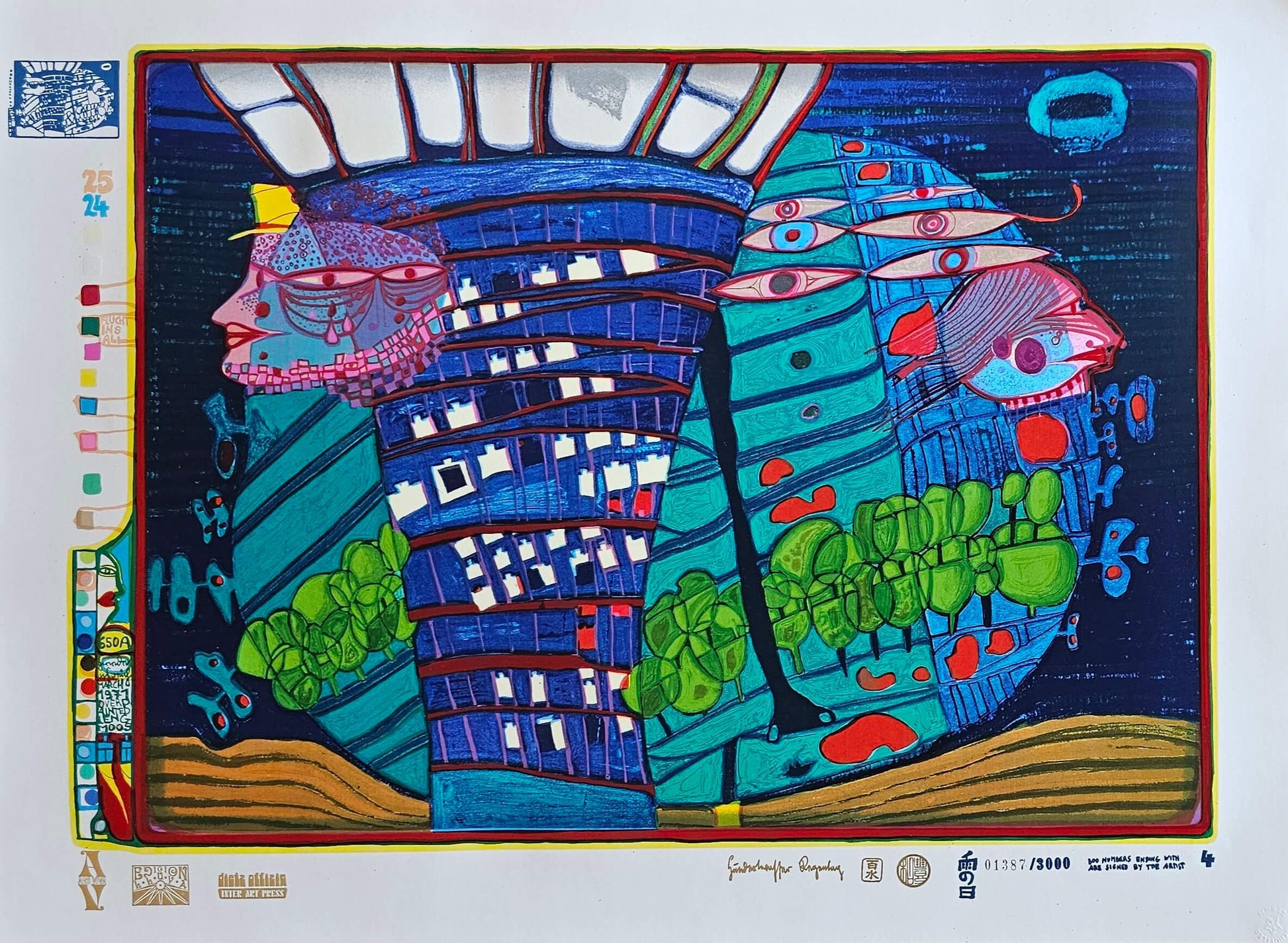 Friedensreich Hundertwasser Flucht Ins All Regentag