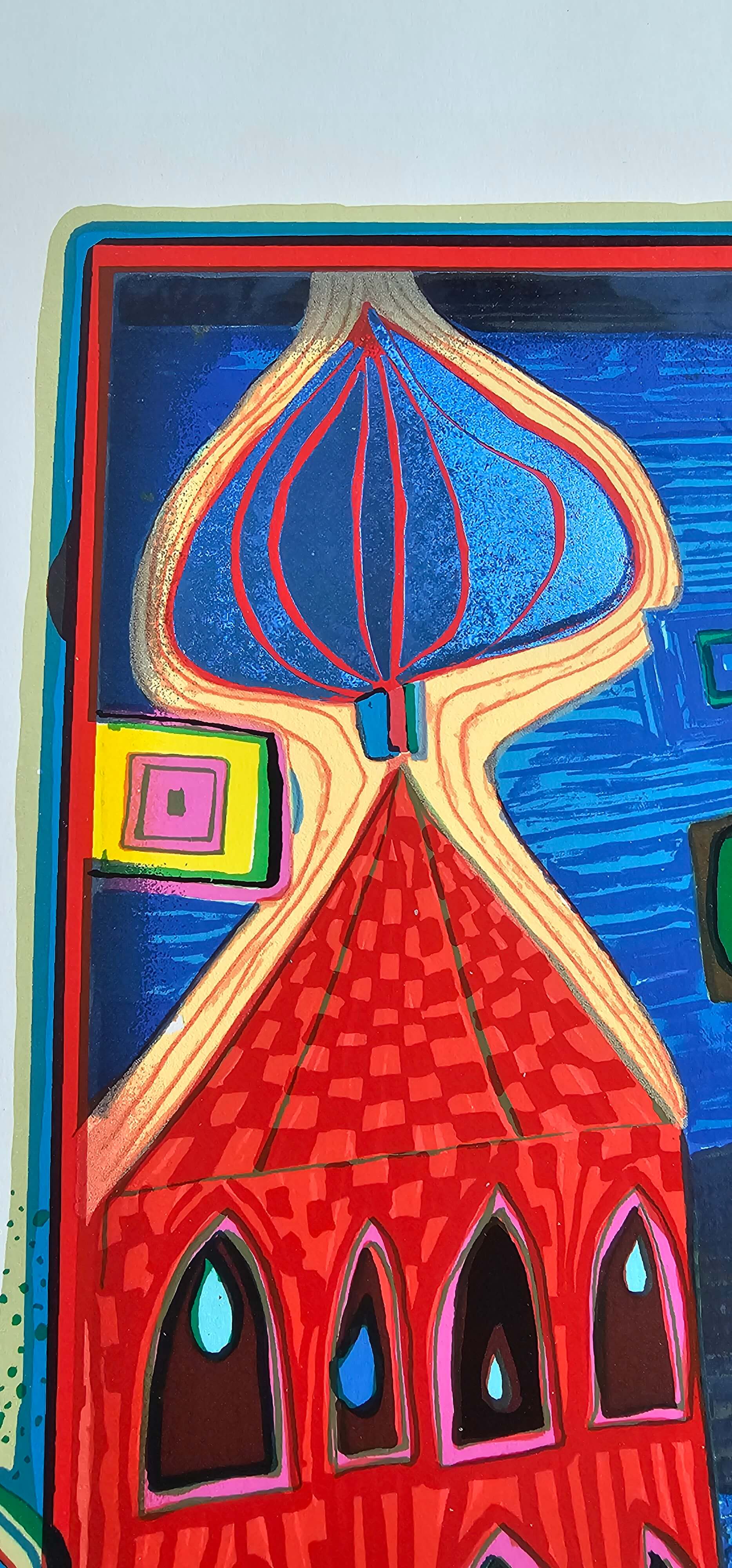 Friedensreich Hundertwasser Waiting with love hurts when love is somewhere else