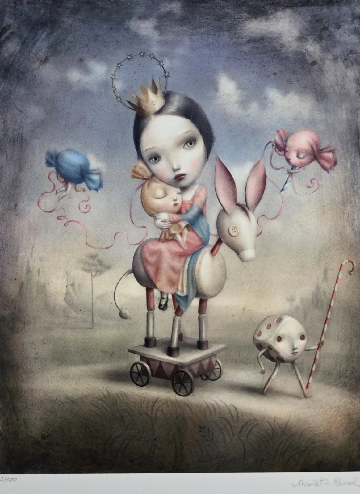 Nicoletta Ceccoli Agata Hand Signed Limited Edition Print