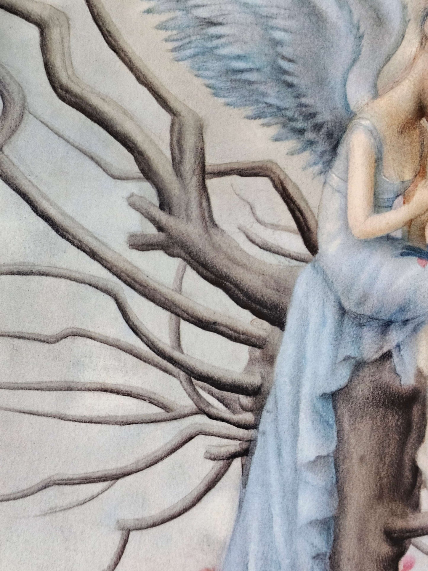 Nicoletta Ceccoli Blue Bird and the Fox Hand Signed Limited Edition Print