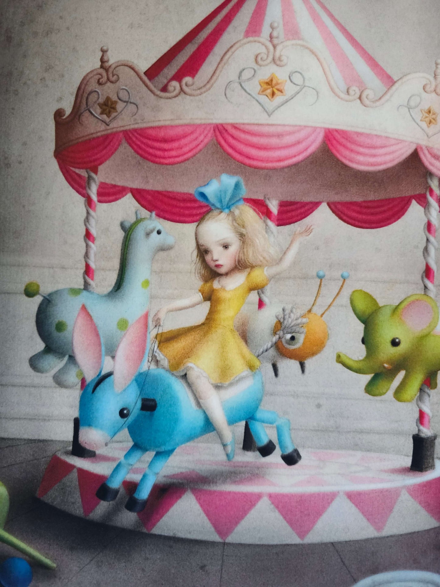 Nicoletta Ceccoli Mary Go Round Hand Signed Limited Edition Print