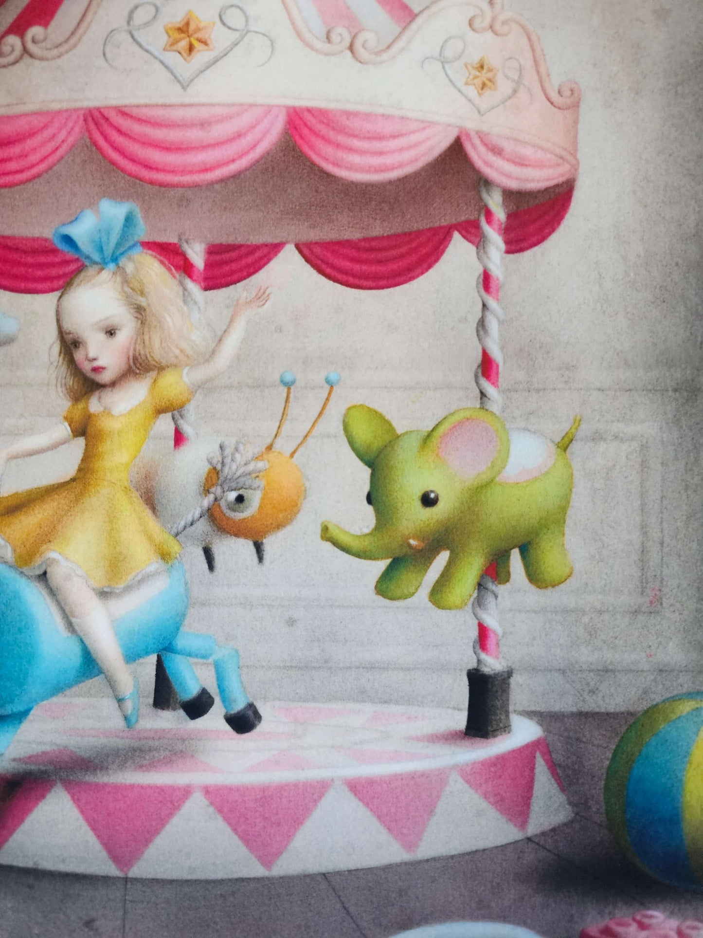 Nicoletta Ceccoli Mary Go Round Hand Signed Limited Edition Print