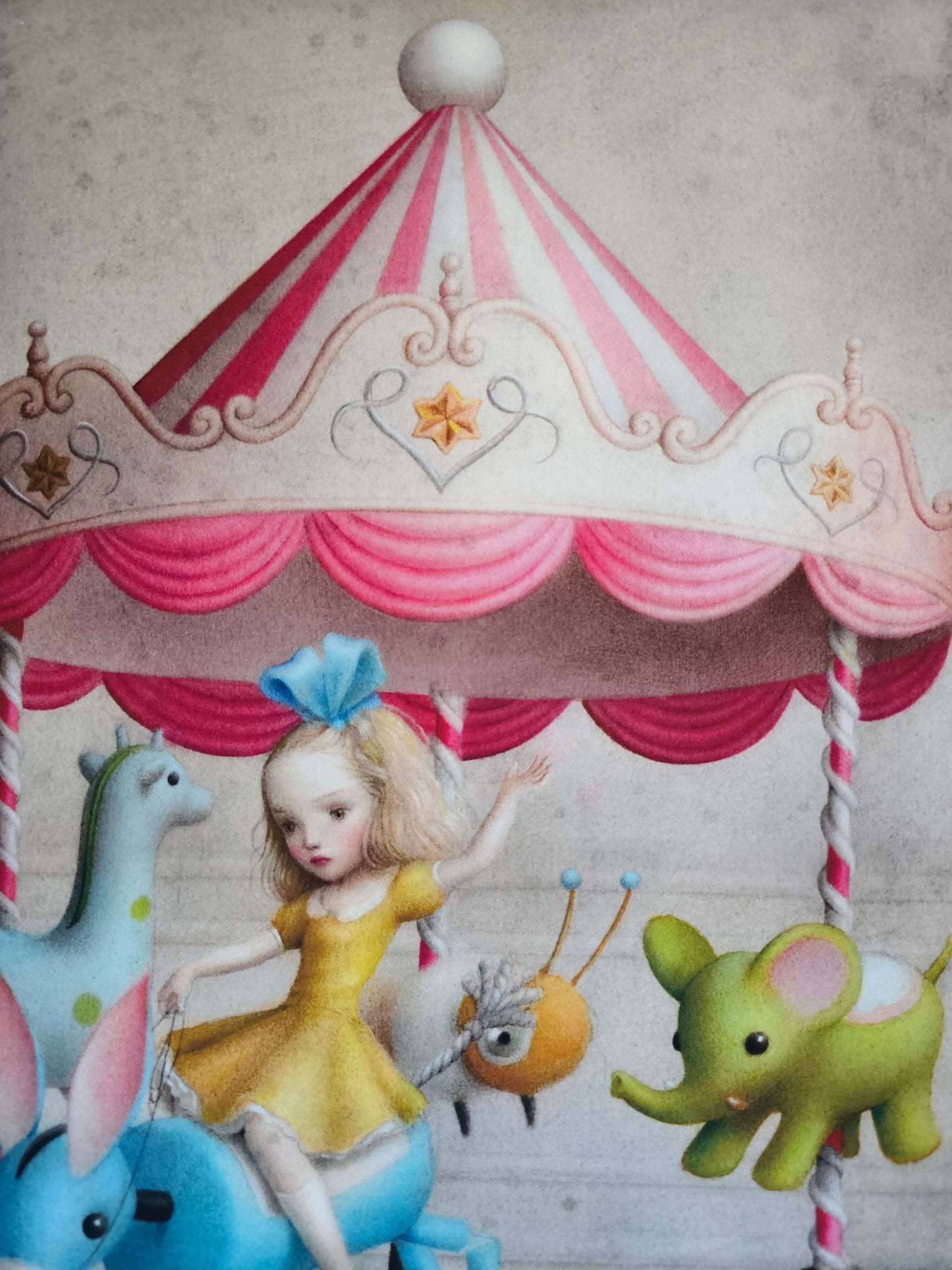 Nicoletta Ceccoli Mary Go Round Hand Signed Limited Edition Print