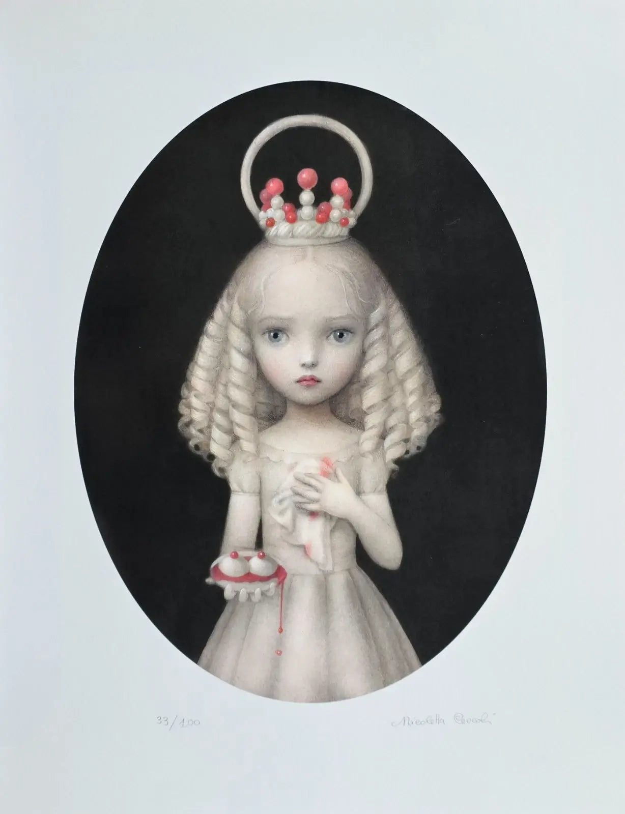 Nicoletta Ceccoli Sweet Agatha Hand Signed Limited Edition Print