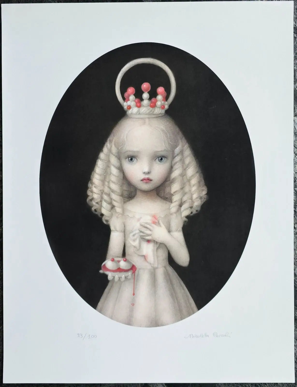 Nicoletta Ceccoli Sweet Agatha Hand Signed Limited Edition Print