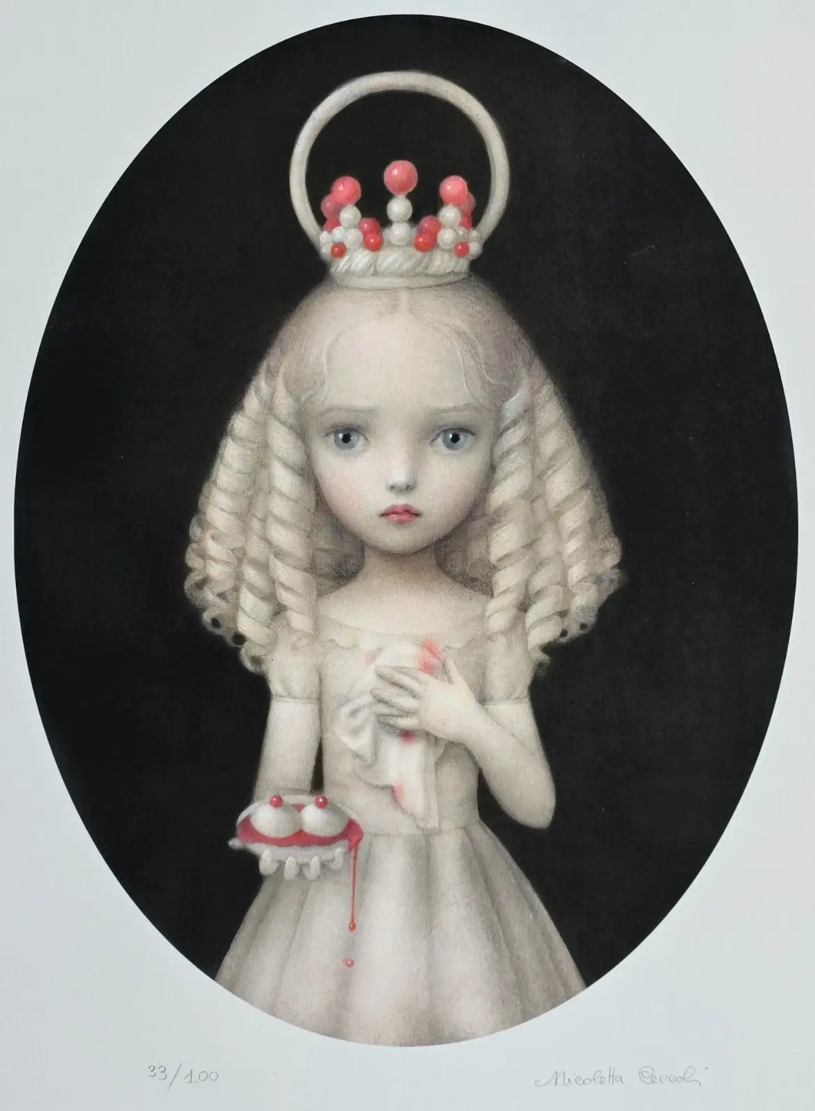 Nicoletta Ceccoli Sweet Agatha Hand Signed Limited Edition Print