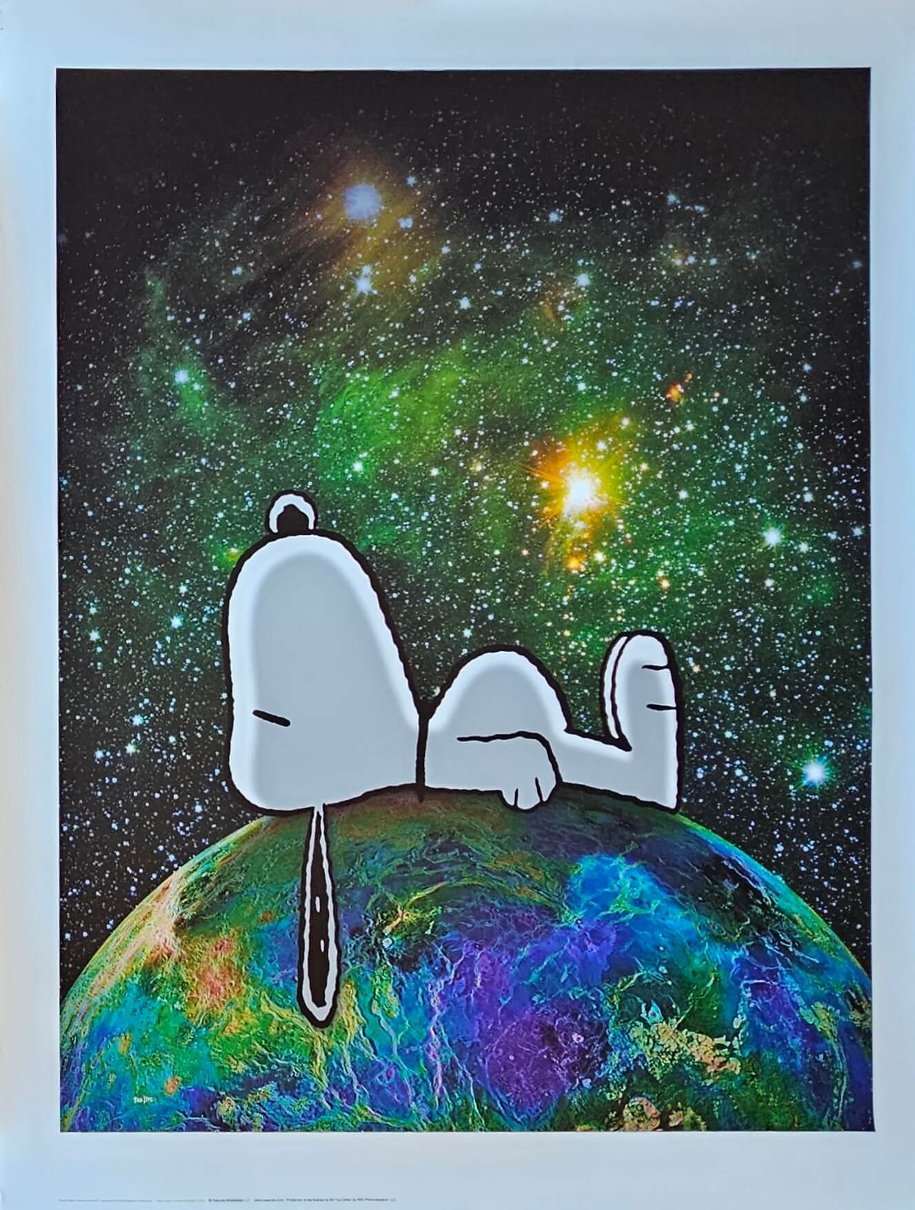 Peanuts "On Top of the World" Limited Edition Chromatic Pigment Ink Fine Art Print on Canvas