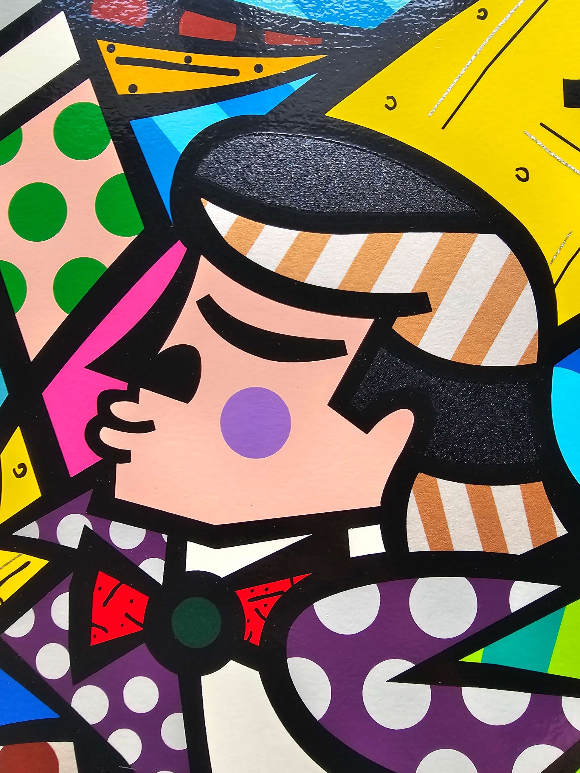 Romero Britto "Follow Me" Serigraph